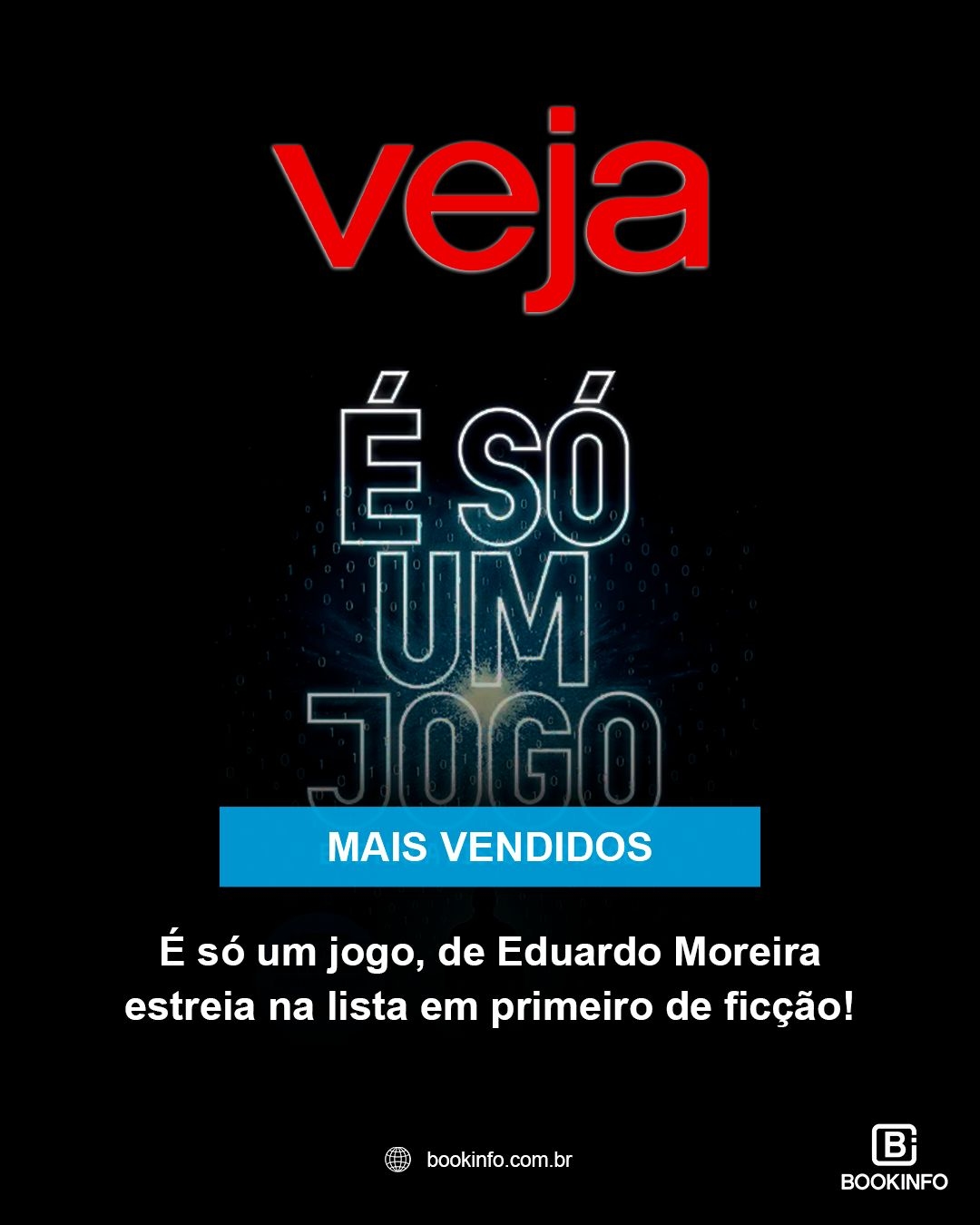 Ranking Veja: livros mais vendidos da semana com dados da BookInfo