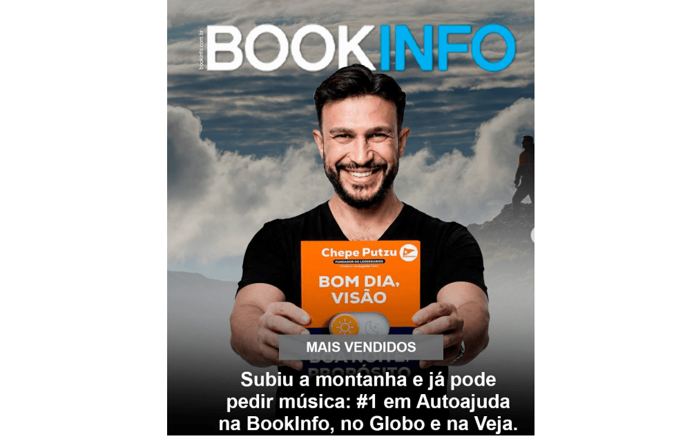 “Bom Dia, Visão. Boa Noite, Propósito” lidera ranking da BookInfo e confirma força da autoajuda nas vendas