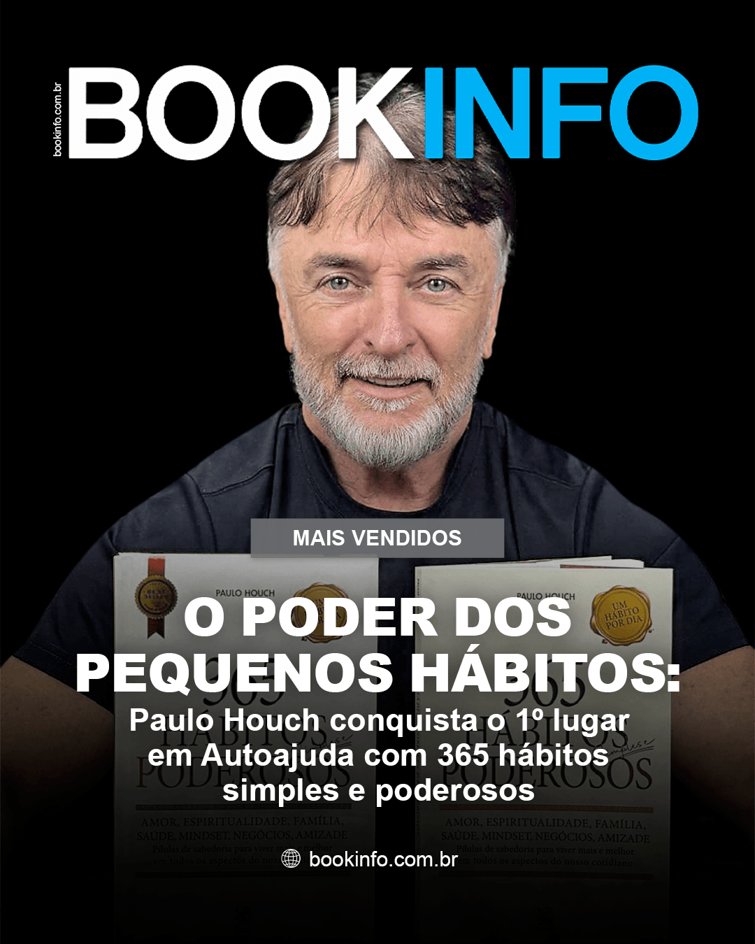 O poder das histórias, da transformação pessoal e da imaginação movimenta a nova lista de mais vendidos da Bookinfo