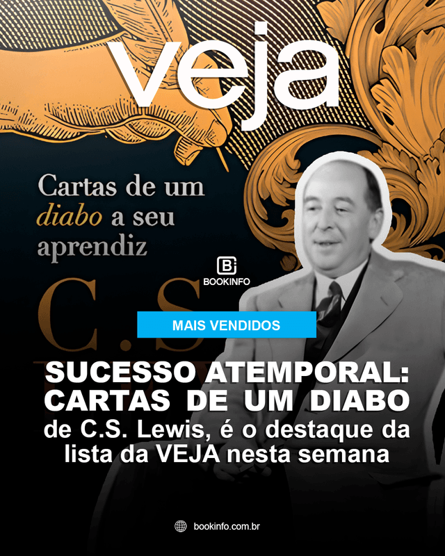 Clássicos ganham força e C.S. Lewis lidera a lista de mais vendidos da VEJA