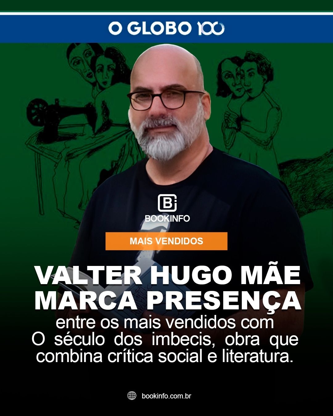 Valter Hugo Mãe retorna aos mais vendidos com uma fábula sobre as contradições humanas