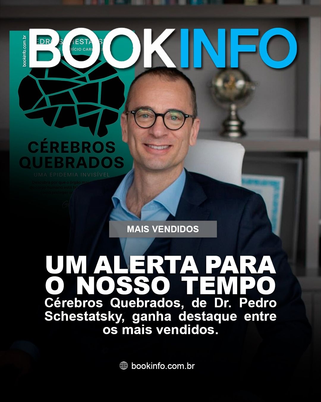 Novos líderes movimentam a lista de mais vendidos da BookInfo