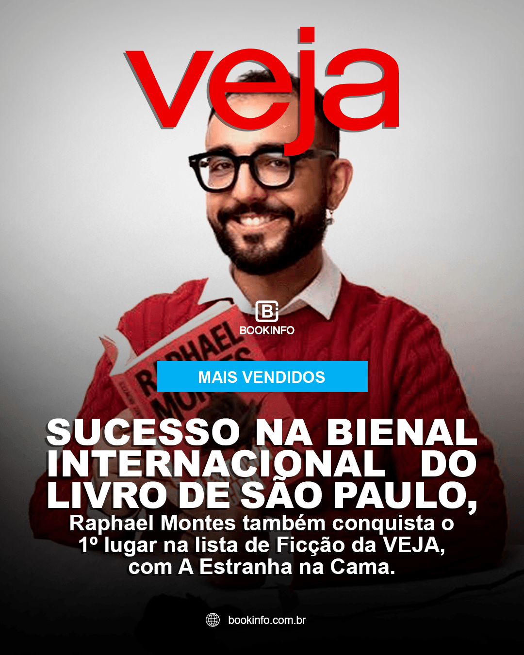 Raphael Montes lidera Ficção e divide os holofotes com clássicos e fenômenos de vendas na lista da VEJA